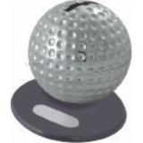 Alcancía metálica esfera