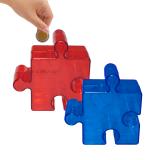 Alcancia rompecabezas armable