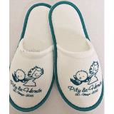 Pantuflas de toalla