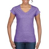 Playera en cuello v para dama