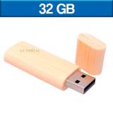 Usb ecológica de bamboo 32 gb