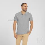 Playera tipo polo caballero eurocotton
