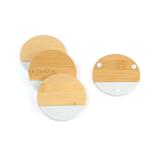 Juego porta vasos frazé.