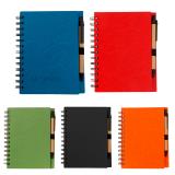 Libreta de cartón roxo