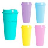 Vaso de plástico sirena pastel