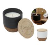 Vela de cera blanca serenity