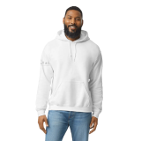 Sudadera c/ gorro blanca gildan tallas s-xl