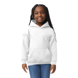 Sudadera c/gorro juvenil blanca