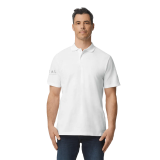 Playera tipo polo blanca sofstyle caballero talla 2xl