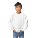 Sudadera básica juvenil unisex blanca tallas s - xl