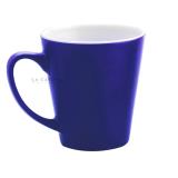 Taza cónica mate color azul cobalto