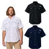 Camisa manga corta columbia tallas s-xl