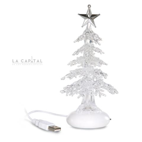 ÁRBOL DE NAVIDAD CON LUZ CAMBIANTE   | Articulos Promocionales