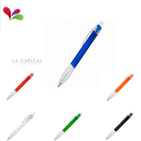 BOLIGRAFO ARGOS RETRACTIL CON GRIP | Articulos Promocionales
