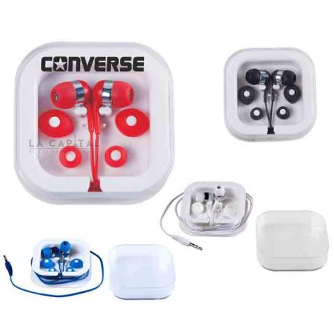 AUDIFONOS CON ESTUCHE ROULE | Articulos Promocionales