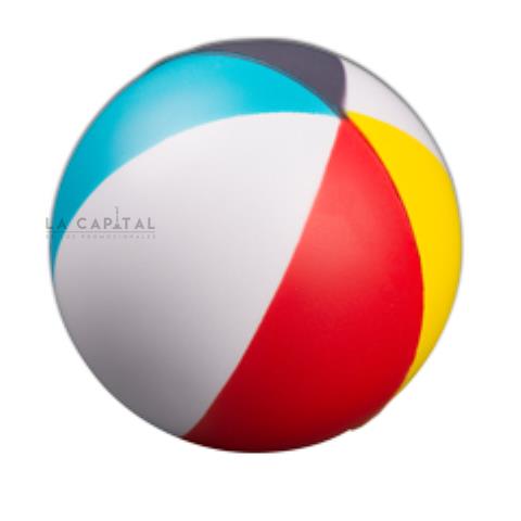 Pelota antiestres 70mm tipo playa gajos | Articulos Promocionales