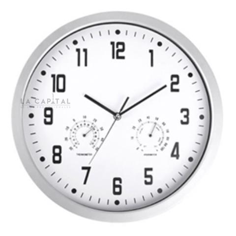 Reloj de pared con termómetro | Articulos Promocionales