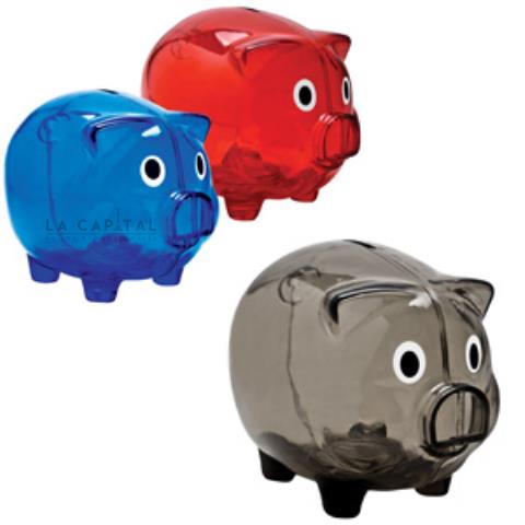 Alcancía de Plástico Pig | Articulos Promocionales