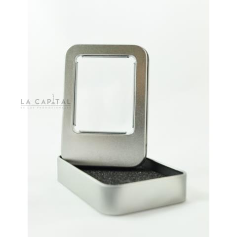ESTUCHE METÁLICO CON VENTANA | Articulos Promocionales