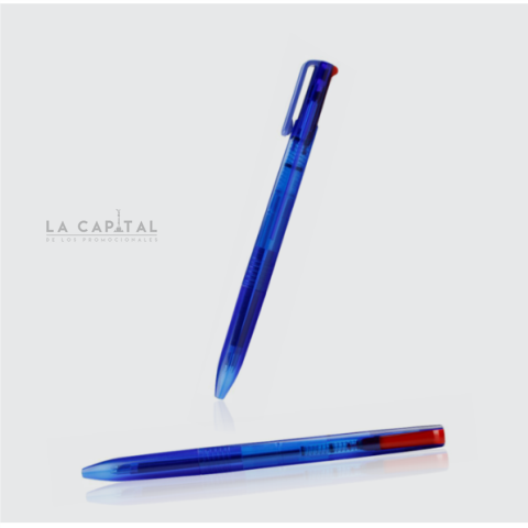 Duet translúcido - tinta roja/azul | Articulos Promocionales