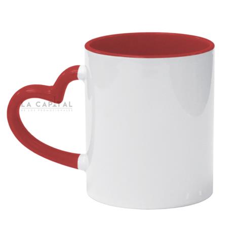 Taza para sublimar ROJA DEAR | Articulos Promocionales