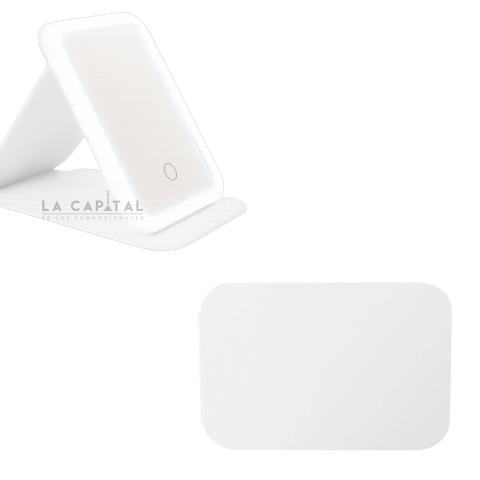 ESPEJO FACIAL CON LUZ LED CAELI | Articulos Promocionales