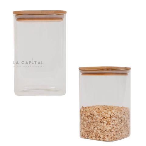 RECIPIENTE DE VIDRIO TEFF | Articulos Promocionales