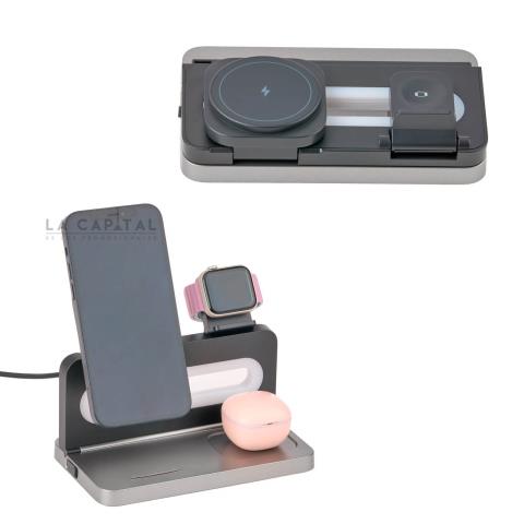 MULTICARGADOR INALÁMBRICO CASETE | Articulos Promocionales