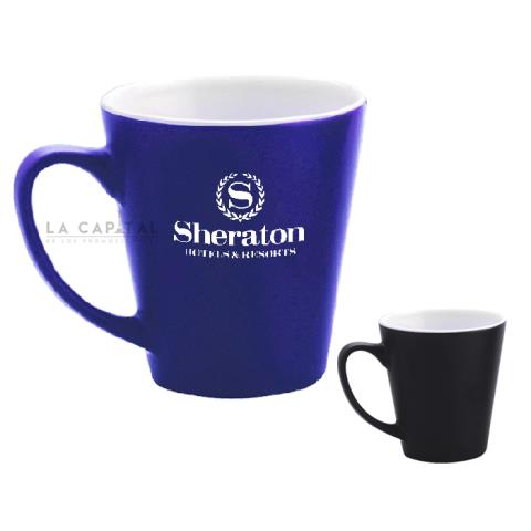 TARRO 12OZ. BICOLOR MATE TL9749  | Articulos Promocionales