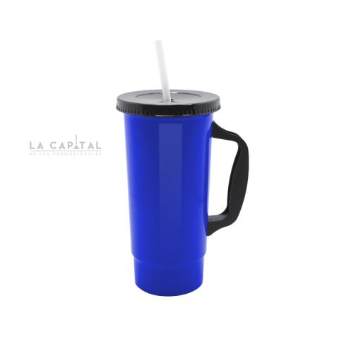 TARRO AZUL ALTO DE PLÁSTICO BATCH  | Articulos Promocionales