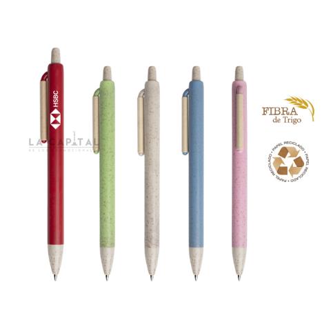 BOLÍGRAFO ECOLÓGICO CORTEZA | Articulos Promocionales
