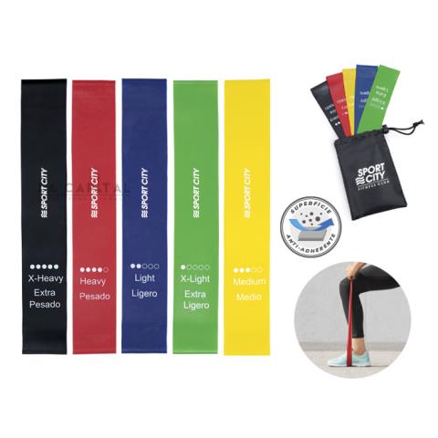 SET DE LIGAS DE RESISTENCIA GYMTIME | Articulos Promocionales