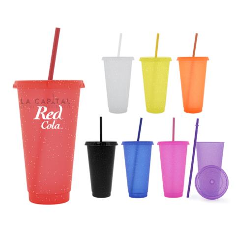 VASO DE PLÁSTICO GLITTER  | Articulos Promocionales