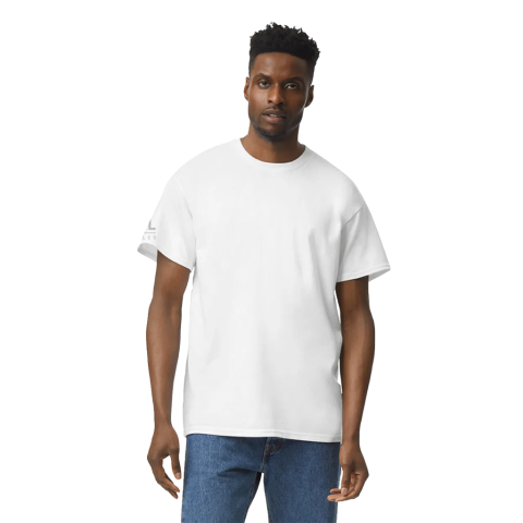 PLAYERA CUELLO REDONDO BLANCA ADULTO UNISEX TALLA 2XL | Articulos Promocionales