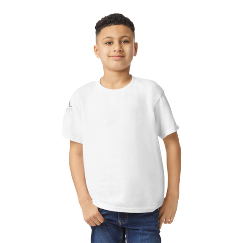 PLAYERA JUVENIL UNISEX BLANCA TALLAS XS - XL | Articulos Promocionales