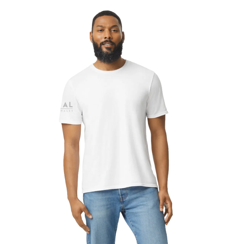 Playera Cuello Redondo Caballero Blanca Talla 2XL | Articulos Promocionales