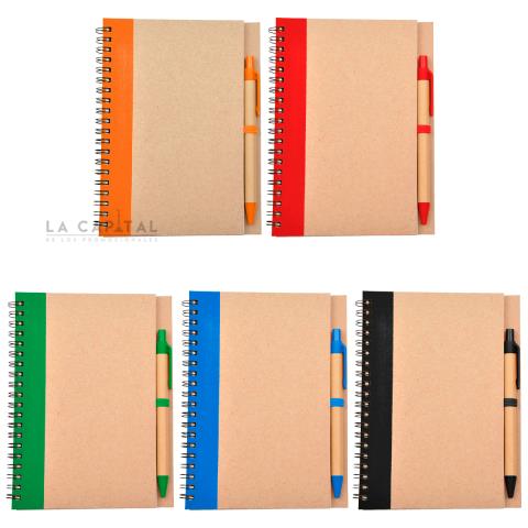 Libreta ecológica Milán. | Articulos Promocionales