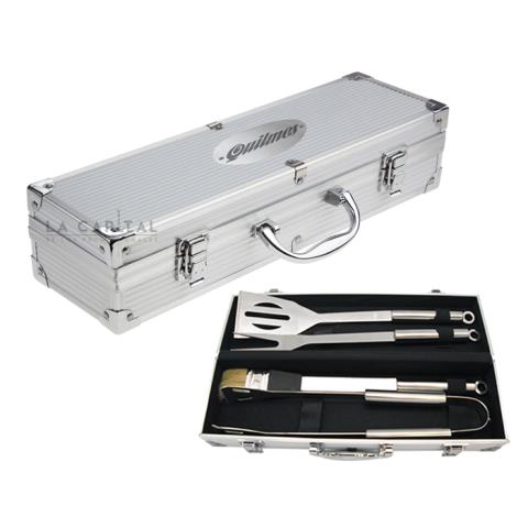 JUEGO DE BBQ CROME | Articulos Promocionales