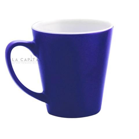 TAZA CÓNICA MATE COLOR AZUL COBALTO | Articulos Promocionales