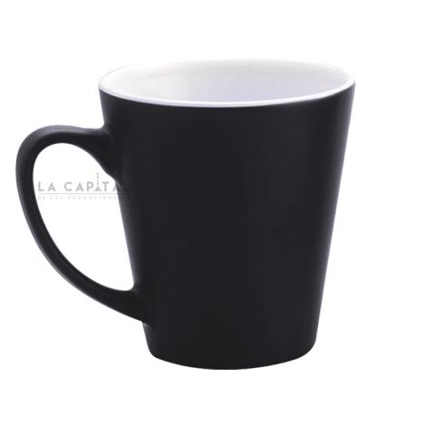 TAZA CÓNICA MATE COLOR NEGRO | Articulos Promocionales