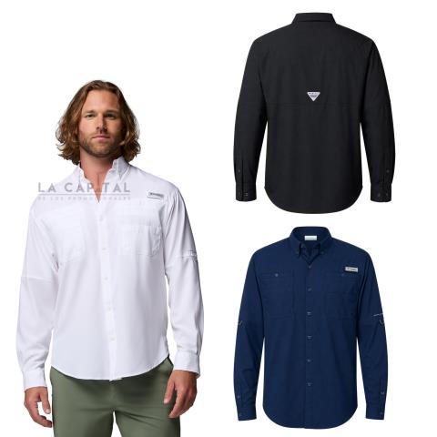 CAMISA DE MANGA LARGA CON BOLSAS COLUMBIA TALLAS S-XL  | Articulos Promocionales