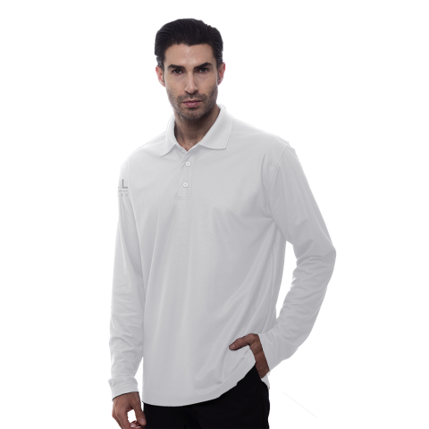 PLAYERA MANGA LARGA POLO CABALLERO TALLAS 2XL-3XL | Articulos Promocionales