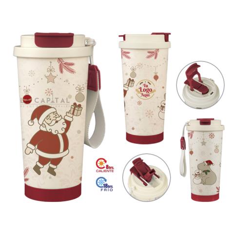 TERMO NAVIDEÑO SANTA | Articulos Promocionales
