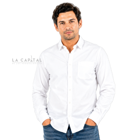 Camisa Dobby CABALLERO TALLAS S-3XL | Articulos Promocionales